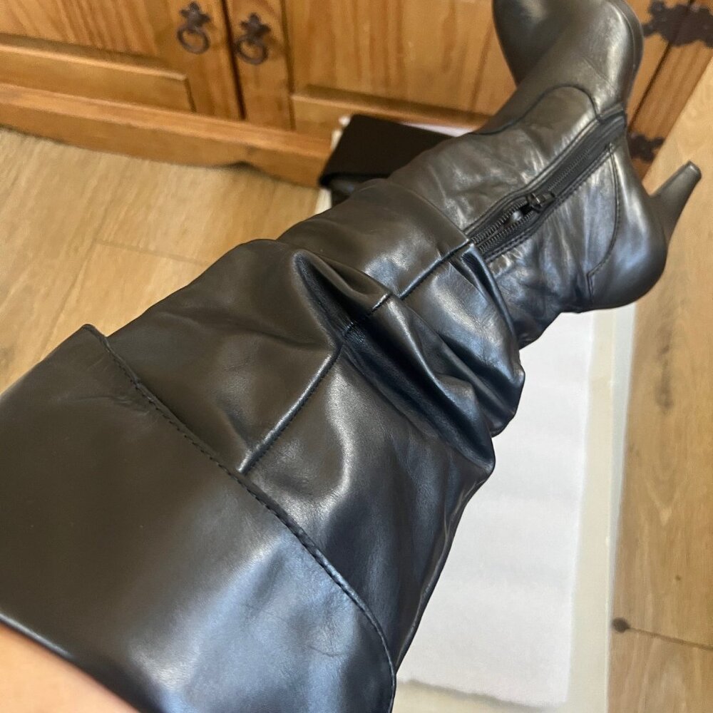 JESSICA SIMPSON KNEE HIGH BLACK BOOTS SIZE - Picture 9 of 16